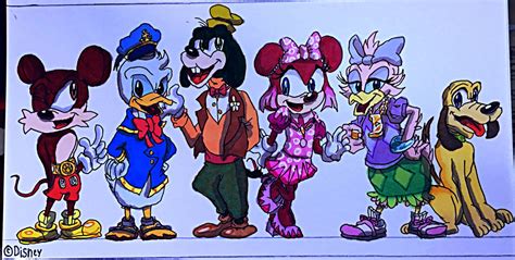 Mickey Mouse And Friends Sonic Style By Wilduda On Deviantart