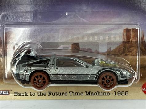 Back To The Future Time Machine Delorean Premium Hot Wheels Aukro