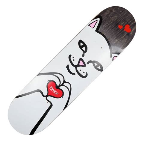 Rip N Dip Nermal Loves Black Deck 8 25 SKATEBOARDS From Native