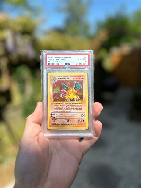 4 102 PSA Charizard 1st Edition Shadowless Greystamp Top Etsy