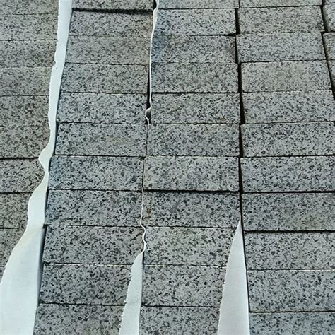 China G Sawn Dark Grey Granite Setts Cobbles Paving Stone