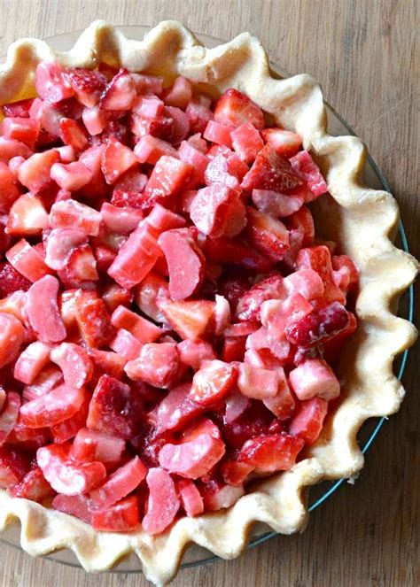 Strawberry Rhubarb Pie Recipe Serena Bakes Simply From Scratch