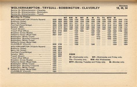 Wolverhampton Bus Timetables Flickr