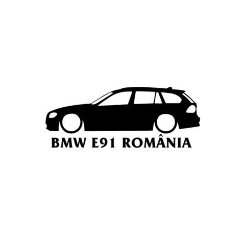 Sticker Bmw E Romania Cm Creative Rey Emag Ro