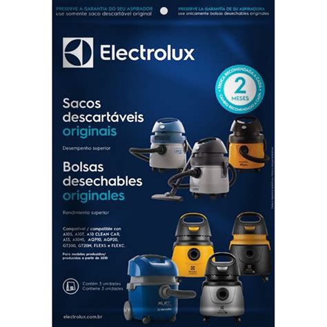 Saco Aspirador Po Electrolux Flex 1400w Flex S Original 03un Shopee