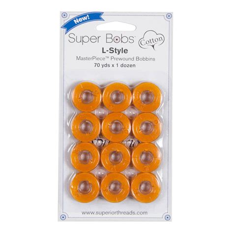 Super Bobs Masterpiece Prewound L Style Bobbins