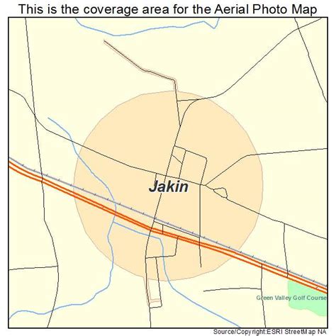 Aerial Photography Map Of Jakin Ga Georgia