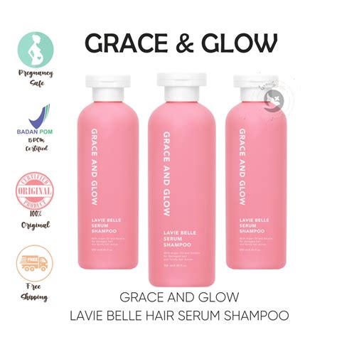 Jual Grace And Glow Lavie Belle Serum Shampoo Ml Shopee Indonesia