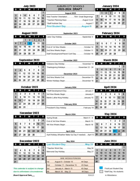 Auburn Wa School District Calendar A Comprehensive Overview