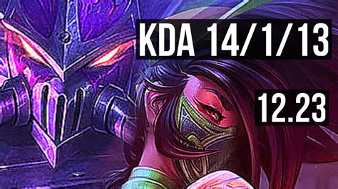 KASSADIN Vs AKALI MID 14 1 13 Legendary 1000 Games 1 4M Mastery