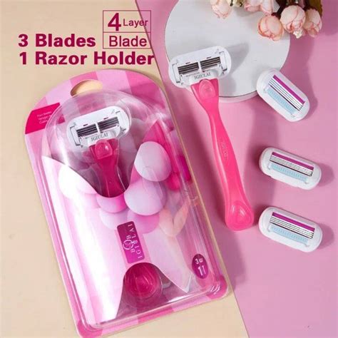 2024hotdeal 1 xử lý 3 lưỡi Dao cạo dành cho nữ lưỡi Bikini cạo tóc