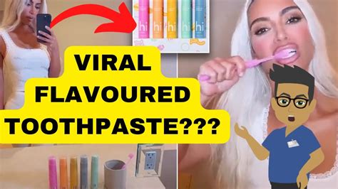 Dentist Reviews Viral Tiktok Flavoured Toothpaste Youtube