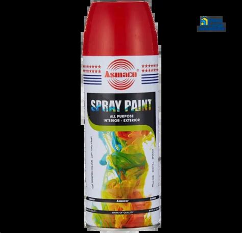 Asmaco 400ml Spray Paint For Interior And Exterior Silver BINJA