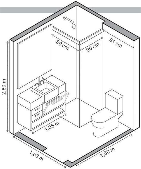 Bath Medidas Mínimas Para Diseñar Un Baño Detalles Details