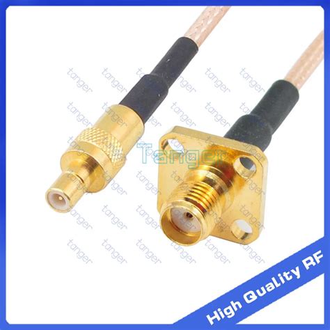 Sma Female Jack Hole Panel To Smb Male Connector Plug With Cm In