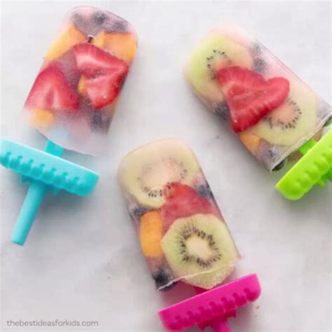 Homemade Fresh Fruit Popsicles - The Best Ideas for Kids