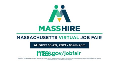 Masshire Massachusetts Virtual Job Fair 15 Second Promotional Video Youtube