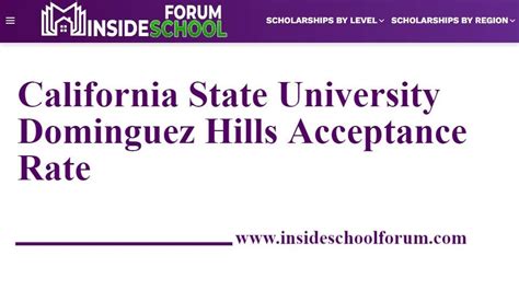 On This Page We Will Look At California State University Dominguez