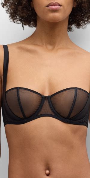 Kiki De Montparnasse Illusion Two Part Tulle Balconette Bra