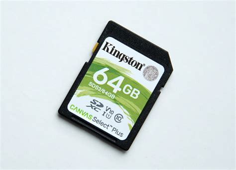 Тест карты памяти SD Kingston Canvas Select Plus 64 Гб SDS2 64GB