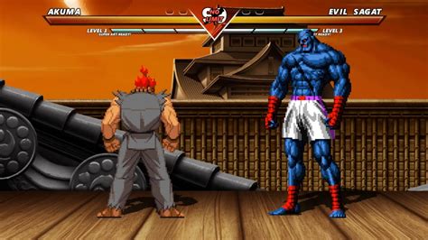 AKUMA Vs EVIL SAGAT The Most Epic Fight Ever Made YouTube