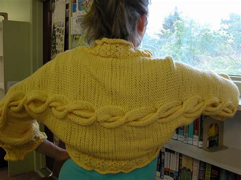 Ravelry Twisted Cable Shrug Pattern By Michelle Lambton