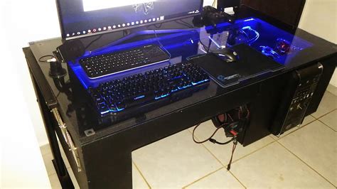 Mesa Gabinete Gaveta Custom Gaming Pc Desk Mod Youtube