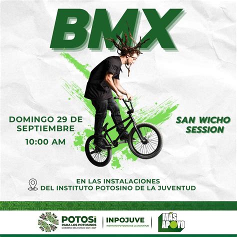 Inpojuve invita a jóvenes potosinos a participar en evento de BMX