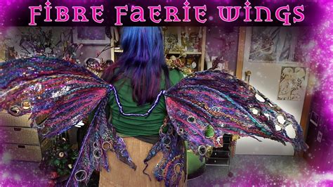 Fibre Art Fairy Wings Organza Fairy Wings Diy Costume Wings Youtube