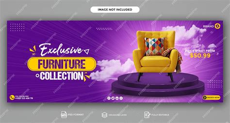 Premium Psd Psd Exclusive Furniture Sale Banner And Social Media