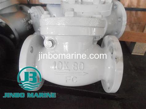 Marine Cast Iron Swing Check Valve JIS F7373 10K Valve Pump