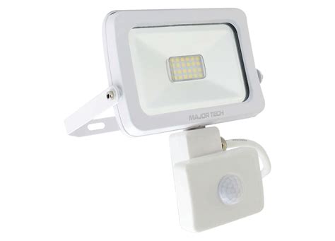 Natural White Outdoor W Floodlight With Pir Sensor Slf Cw Major