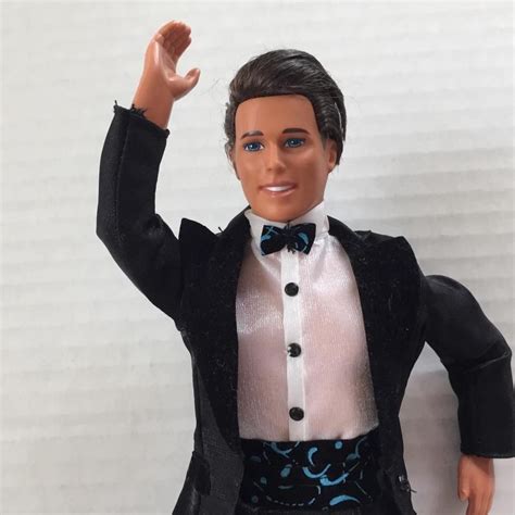 Ken Doll Mattel 1990 Clothes Tuxedo Suit Wedding Groom Barbie Friends Mattel