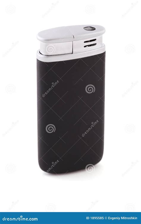 Black Lighter Stock Image Image Of Metal Isolated Lighting 1895585