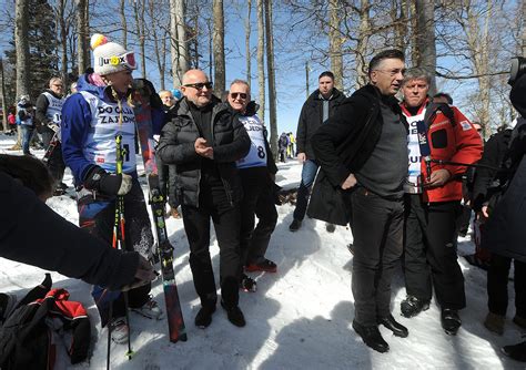 Sportske Novosti Humanitarna Utrka Na Sljemenu Andrej Plenkovi I