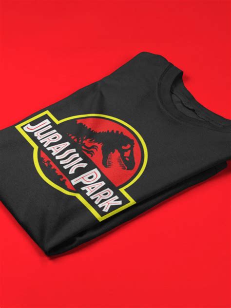 Camiseta Jurassic Park ImpresiÓn Digital En Prenda