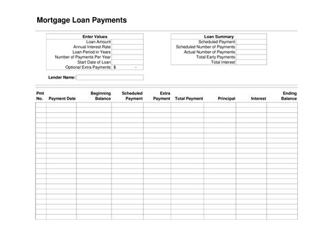 49 Free Payment Schedule Templates Excel Word Templatelab