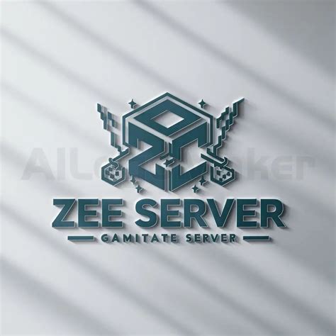 LOGO Design For ZEE SERVER Minecraft Server Gaming Theme | AI Logo Maker