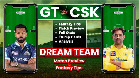 Che Vs Gt Dream11 Team Prediction Player Stats Possible11 Pitch Report Matchups