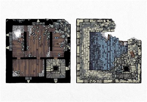 Ruined Keep Minute Tabletop