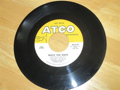 BOBBY DARIN MACK THE KNIFE B W WAS THERE A CALL FOR ME VG 1959 EBay