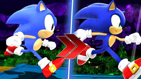 Sonic Generations Modern Sonic And Classic Sonic