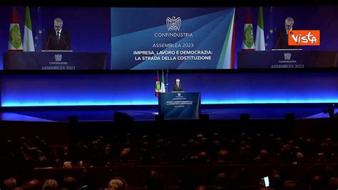 Applauso Di Confindustria Per Mattarella Bonomi Capo Stato Continui A