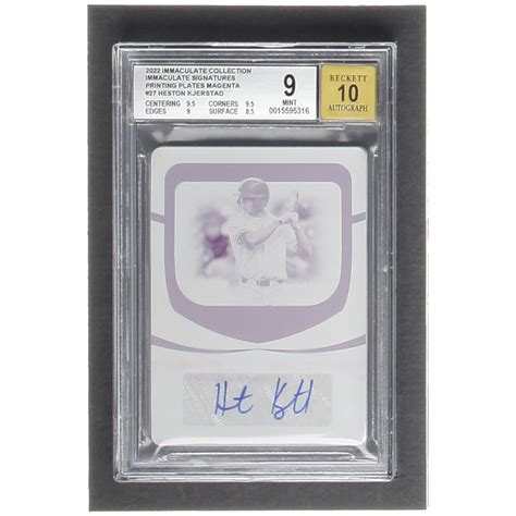 Heston Kjerstad Immaculate Collection Immaculate Signatures