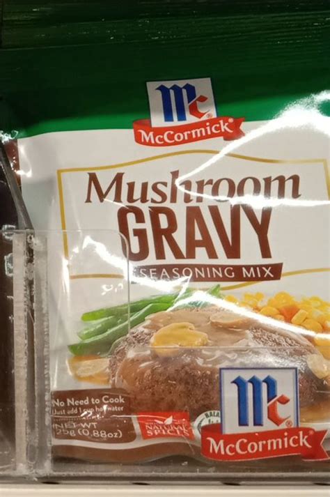 Mccormick Mushroom Gravy Seasoning Mix 25g Lazada