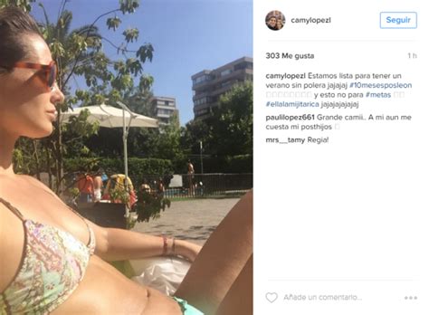 Ex BKN Camila López se luce en bikini a meses de dar a luz