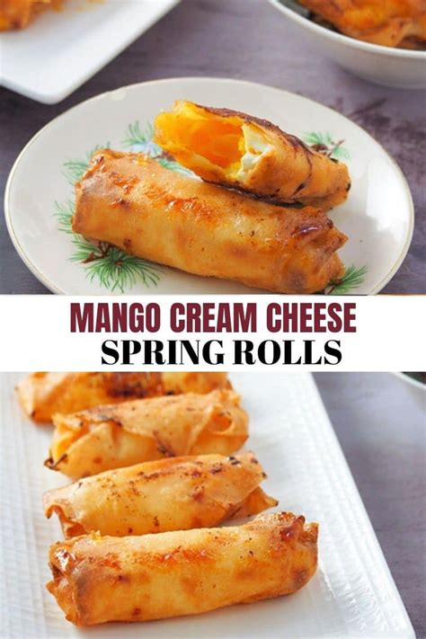 Mango And Cream Cheese Turon Recipe