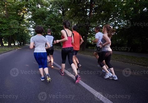 People Group Jogging 10828106 Stock Photo At Vecteezy