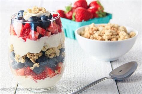 Greek Yogurt Berry Parfait Simply Home Cooked