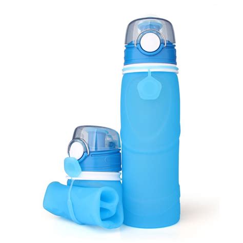 Eco Squeeze Silicone Water Bottle Leak Proof Collapsible Water Bottle